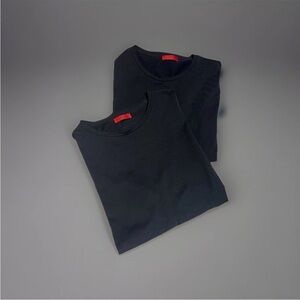 Hugo Boss 2 Black Crewneck Short Sleeve Shirts Xl
